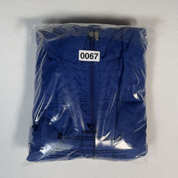 Vtg 1980s CA Sport Blue Polyester Ski‎ Jacket Cotton Lined Russian Made XL - Picture 12 of 12